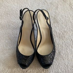 Nine West sequin heels